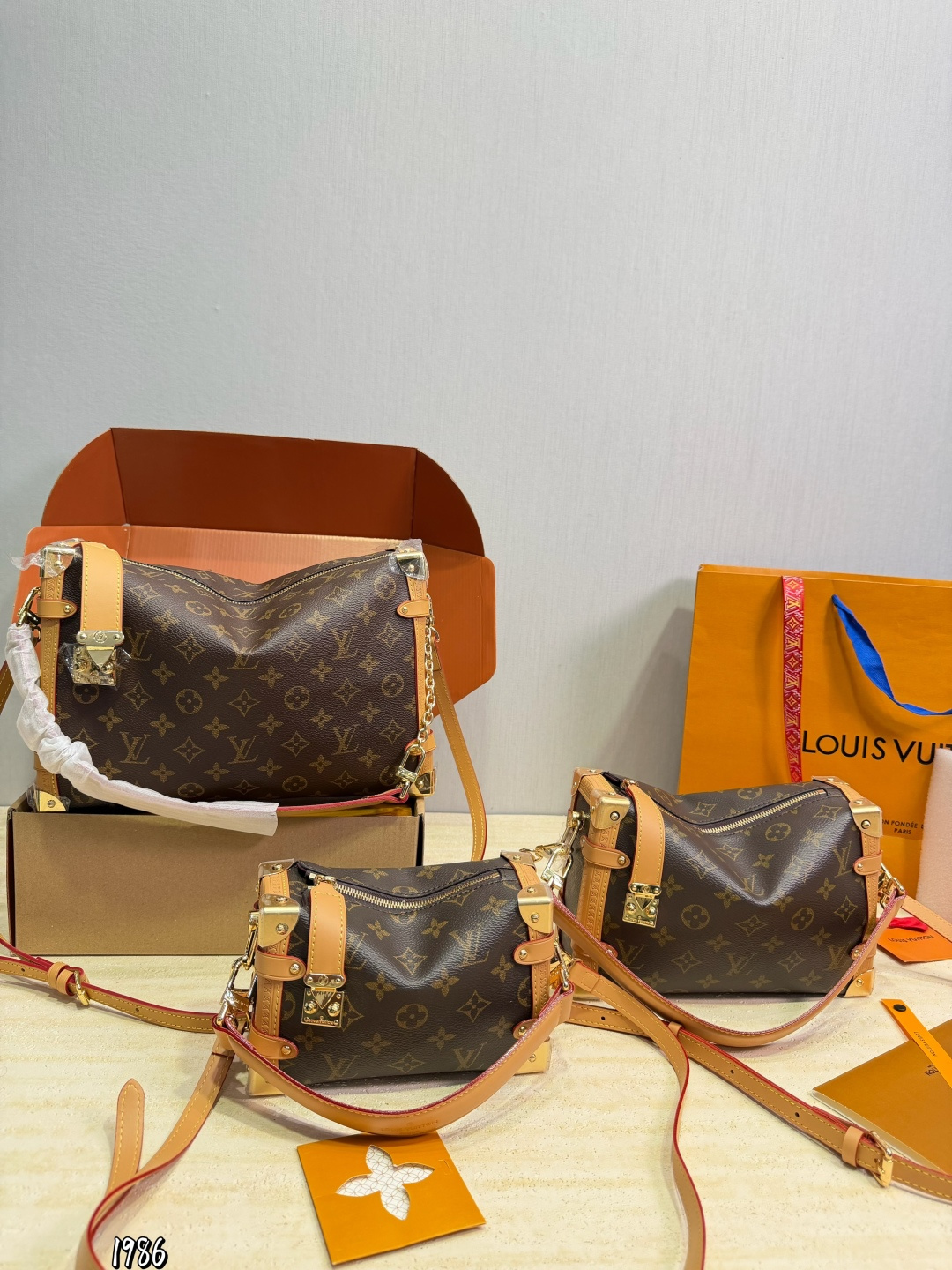 Louis Vuitton LV Side Trunk Box Bag | Luxury Designer Fashion Accessory